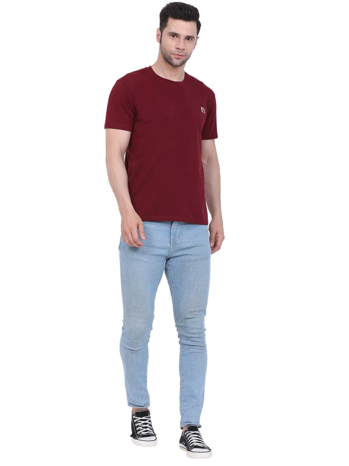 Lexon | Cotton | Round Neck | Half Sleeve | T-Shirt For Men