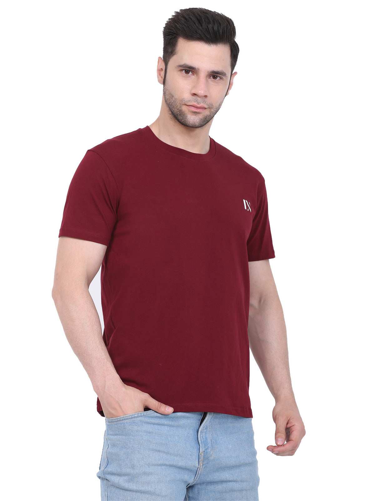 Lexon | Cotton | Round Neck | Half Sleeve | T-Shirt For Men