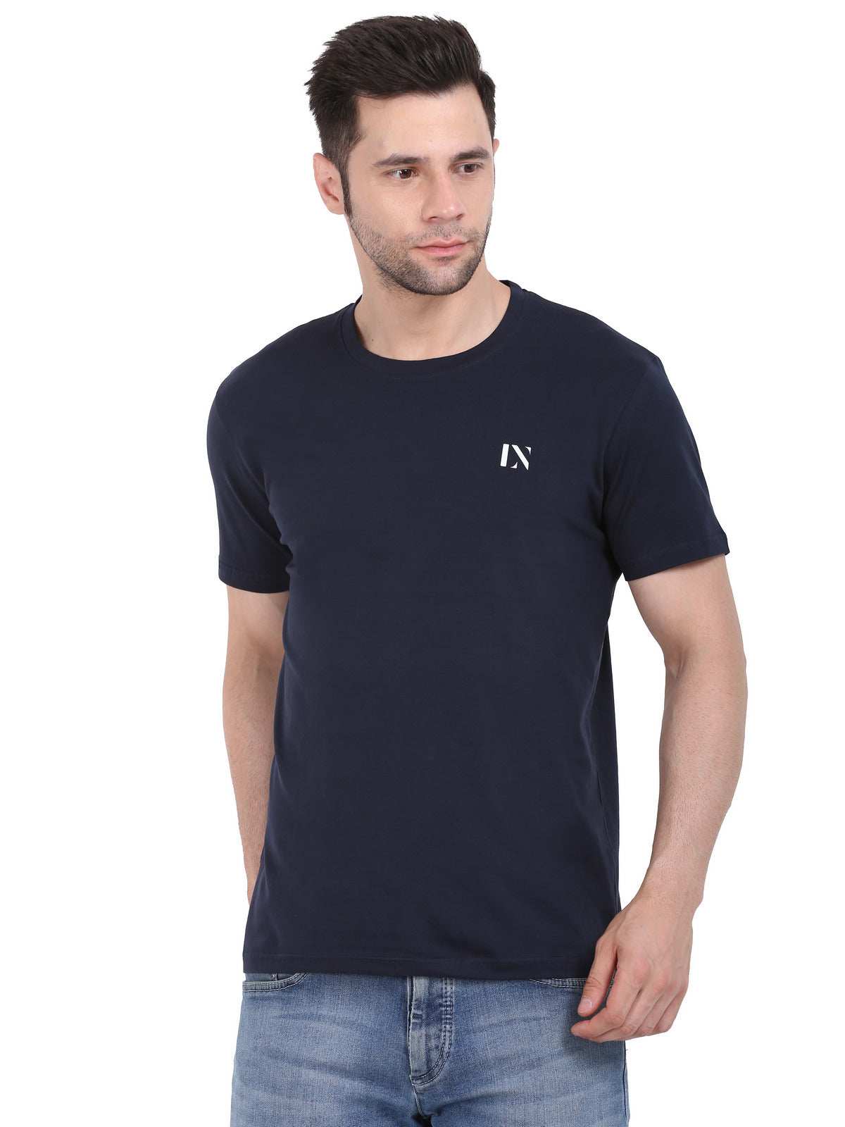 Lexon | Cotton | Round Neck | Half Sleeve | T-Shirt For Men