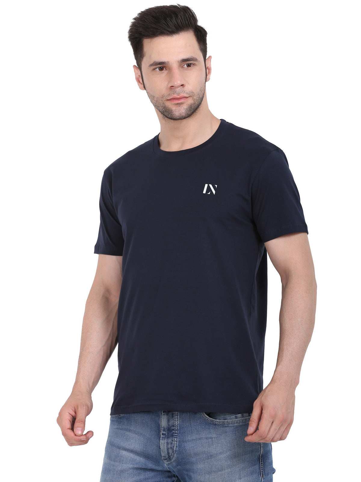 Lexon | Cotton | Round Neck | Half Sleeve | T-Shirt For Men