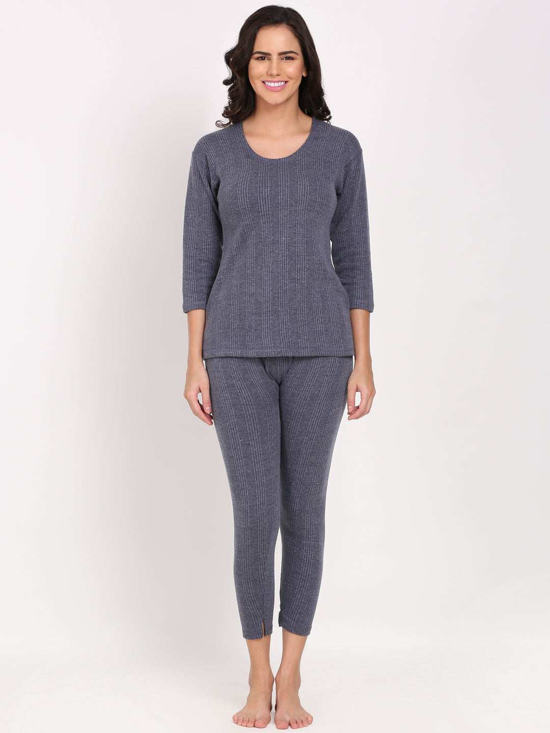 Touch Wool Women's Quilted Thermal Combo (Upper+Lower)