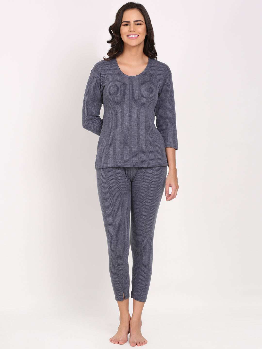 Touch Wool Women's Quilted Thermal Combo (Upper+Lower)