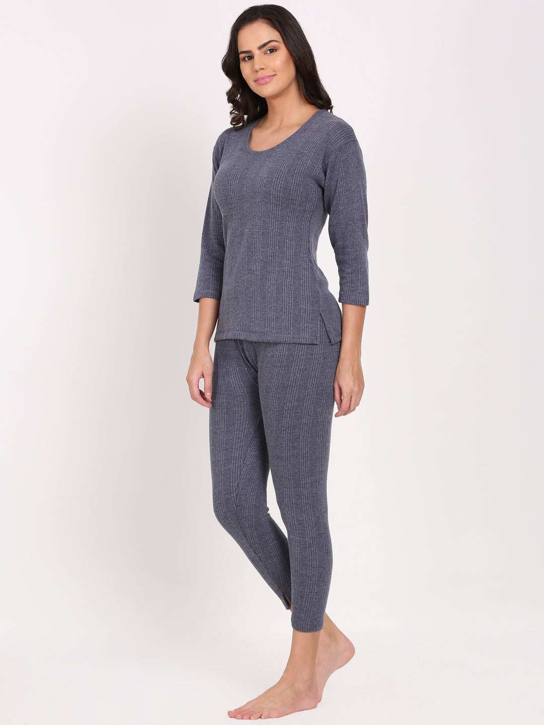 Touch Wool Women's Quilted Thermal Combo (Upper+Lower)