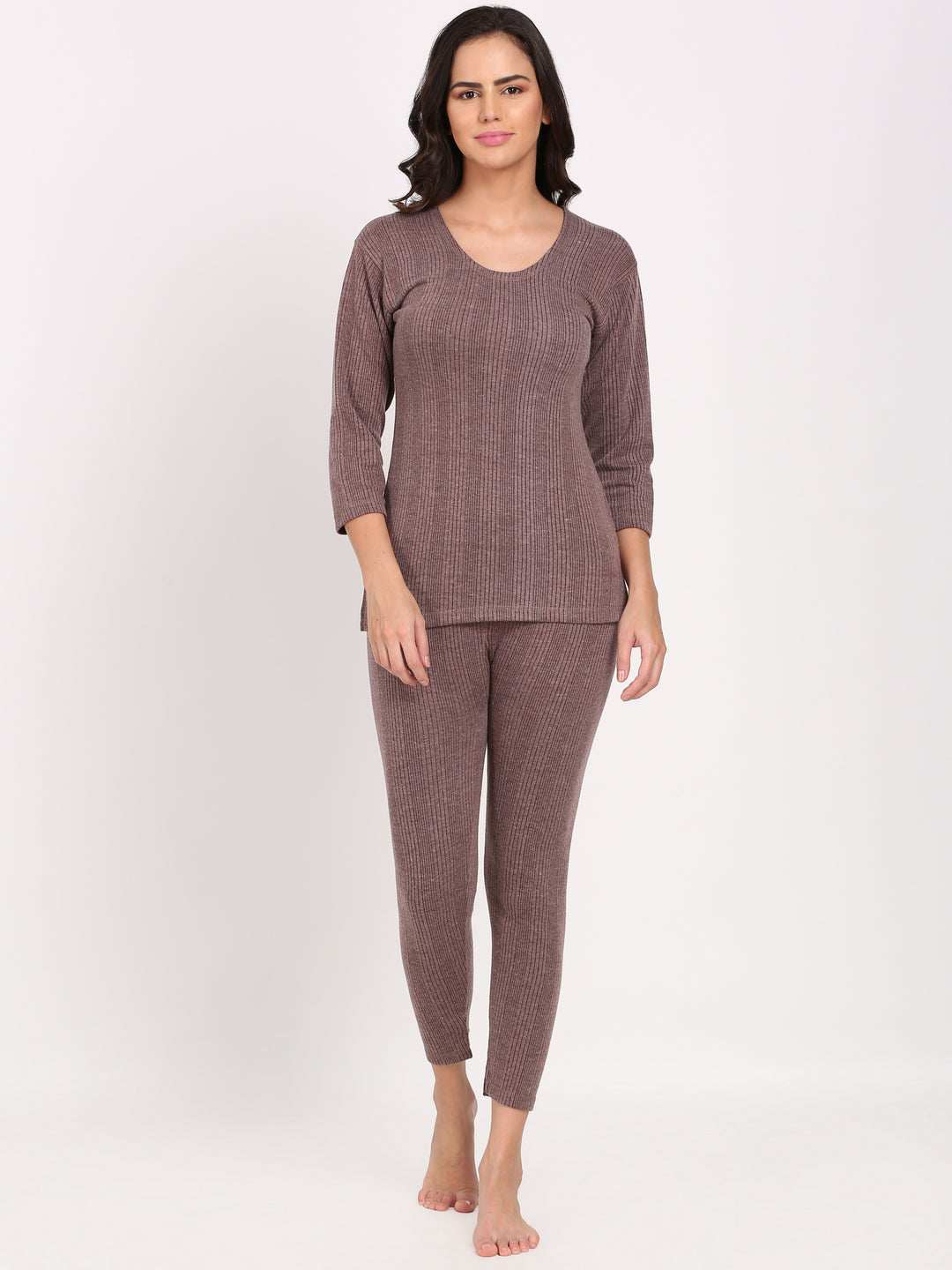 Touch Wool Women's Quilted Thermal Combo (Upper+Lower)