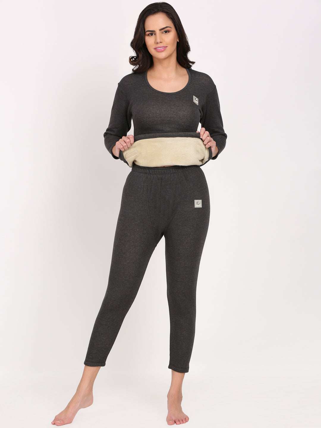 Ooshin UK Women's Thermal Basic Set (Upper+Lower)