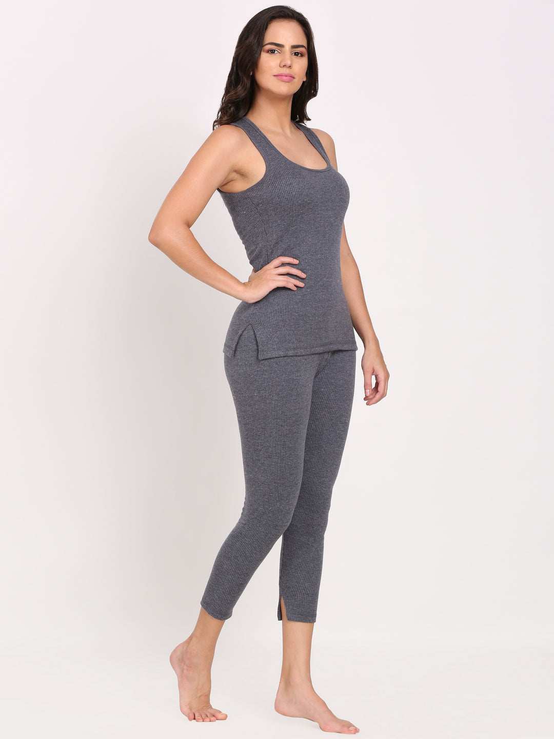 Touch Wool Women's Thermal Sleeveless Combo (Upper+Lower)