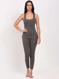 Touch Wool Women's Thermal Sleeveless Combo (Upper+Lower)